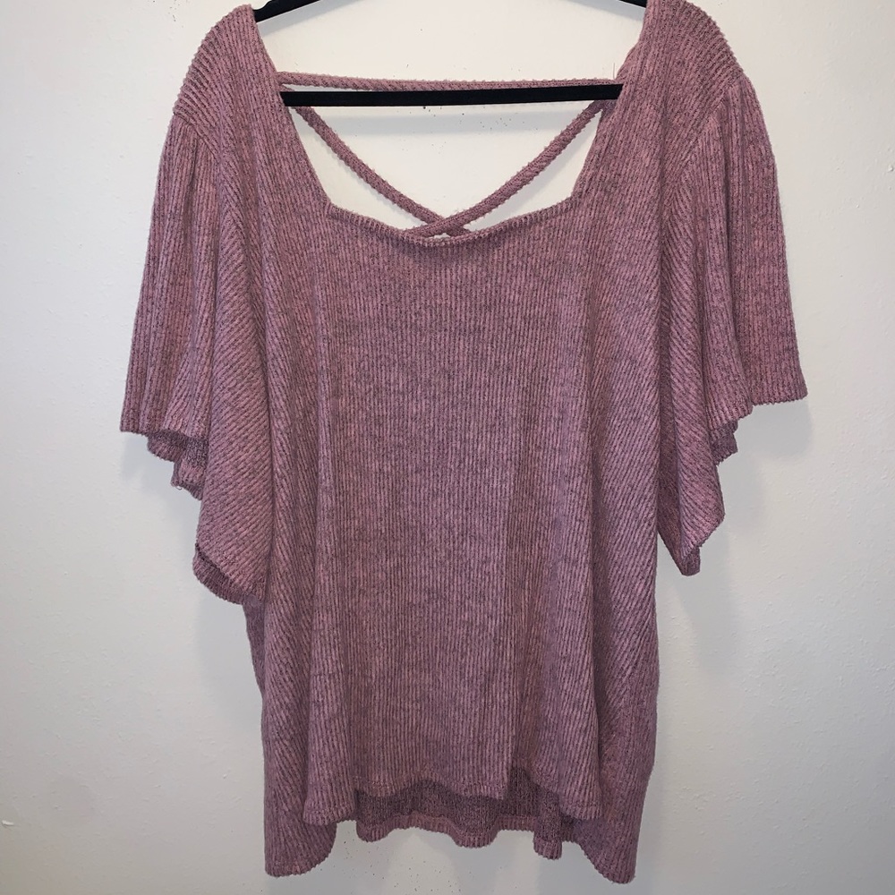 Purple blouse